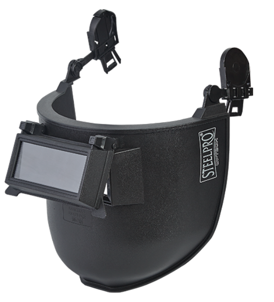 MÁSCARA DE SOLDAR ADAPTABLE A CASCO OPTECH – STEELPRO